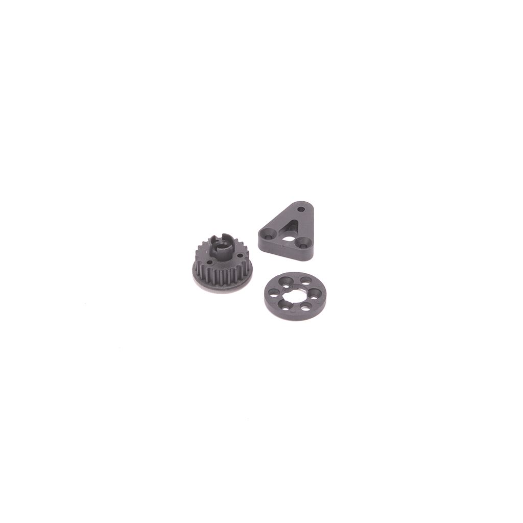 Schumacher Layshaft Mount &amp; Pulley Set - Neon (U8834)