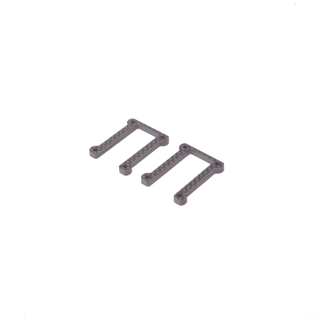 Schumacher C/F Upper Link Mount 4mm Spacer (pr) - Neon (U8865)