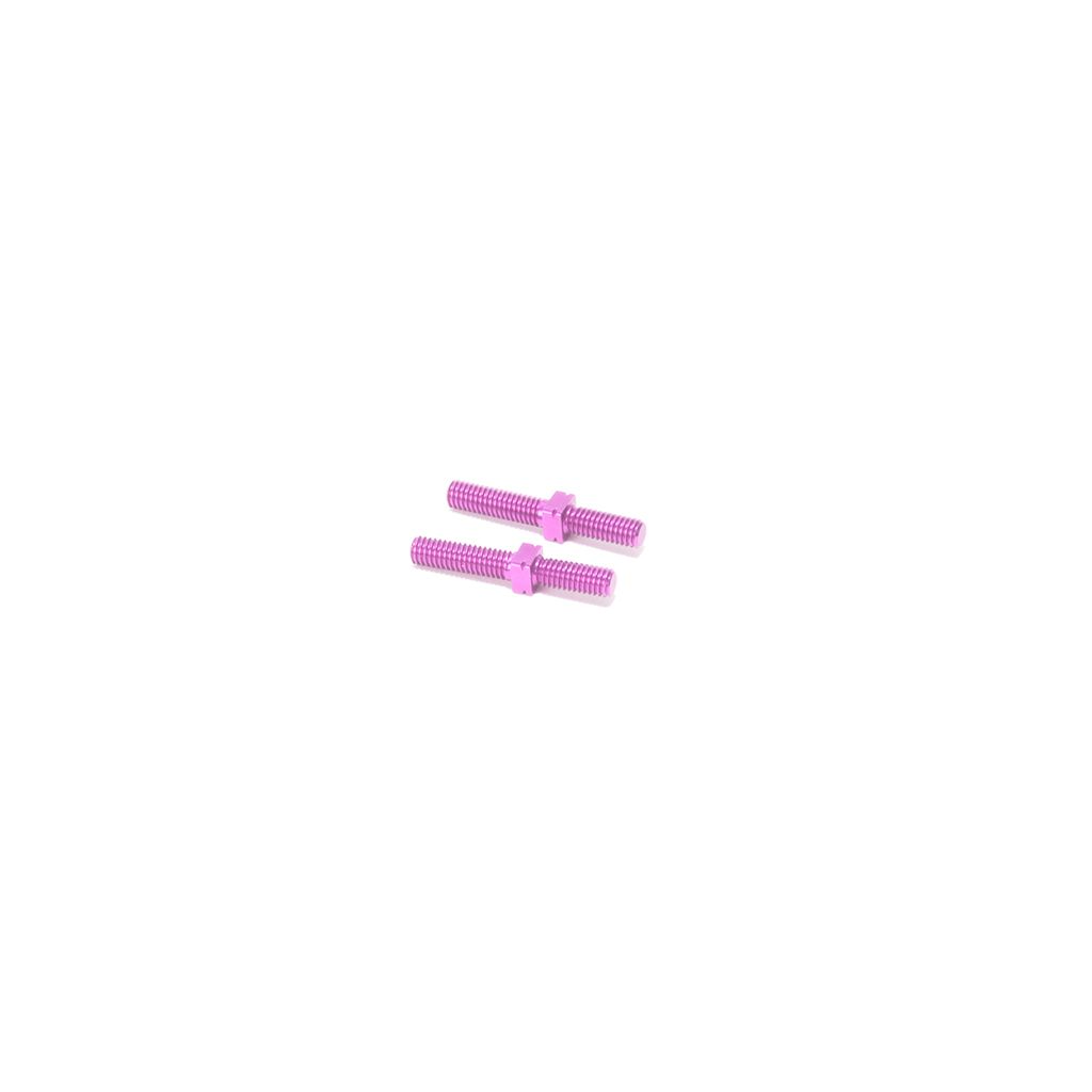 Schumacher Alloy M3 Turnbuckle - 20mm Offset - Violet (pr) (U8892)