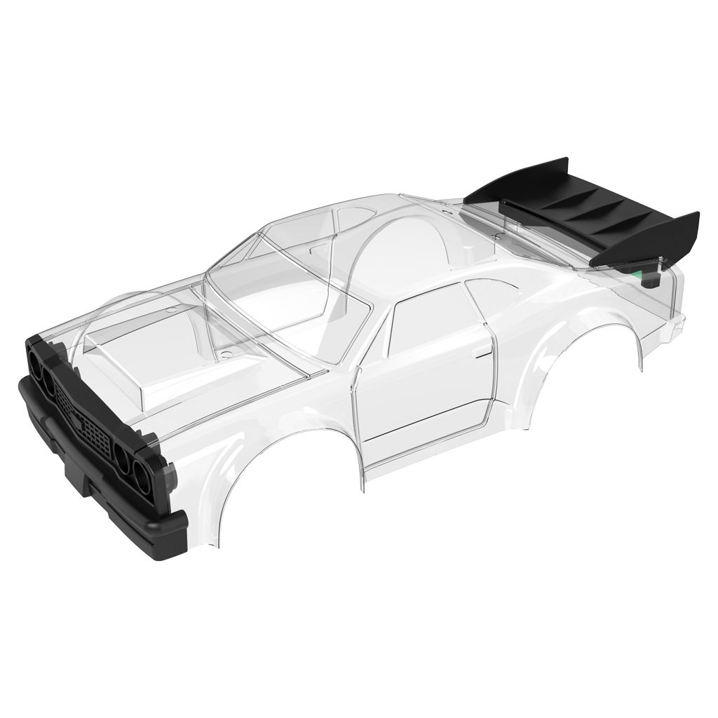 UDIRC Body Assembly For Drag Racer - Clear (UD1609-000)