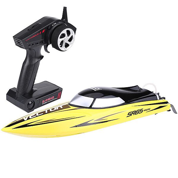Volantex Racent Vector SR65cm B/Less Raceboat Combo RTR Yell (UK Plug) (V792-5YC)