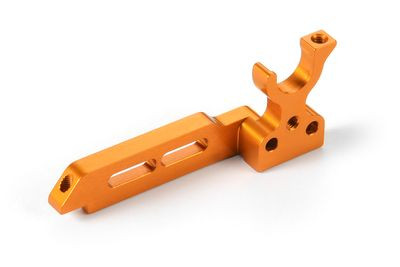 Xray T4&#039;18 Alu Motor Mount - Orange (XR303002-O)