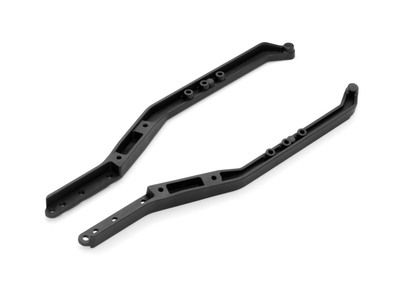 Xray Composite Chassis Side Guards For Bent Sides Chassis L+R - Graphite (XR321250-G)