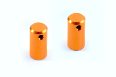 Xray Alu Fuel Tank Mount - Swiss 7075 T6 - Orange (2) (XR348660)