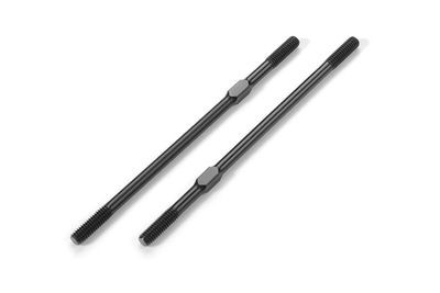 Xray Adj. Turnbuckle M4 L/R 91 mm - Hudy Spring Steel (2) (XR352619)