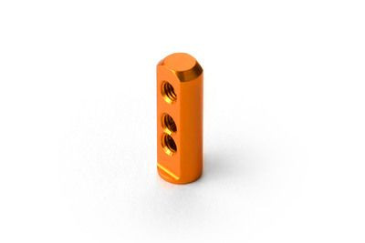 Xray X12&#039;20 Alu Servo Mount - Orange (2) (XR376261-O)