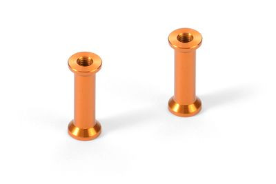 Xray Alu Mount 18.0mm - Orange (2) (XR376365-O)
