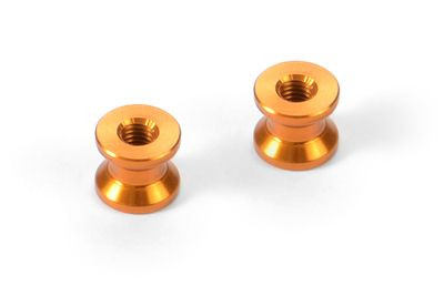 Xray Alu Mount 6.0mm - Orange (2) (XR376366-O)