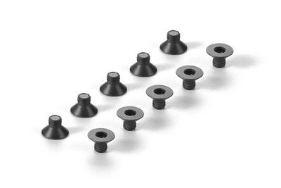 Xray Hex Screw Sfh M3X4  (10) (XR903304)