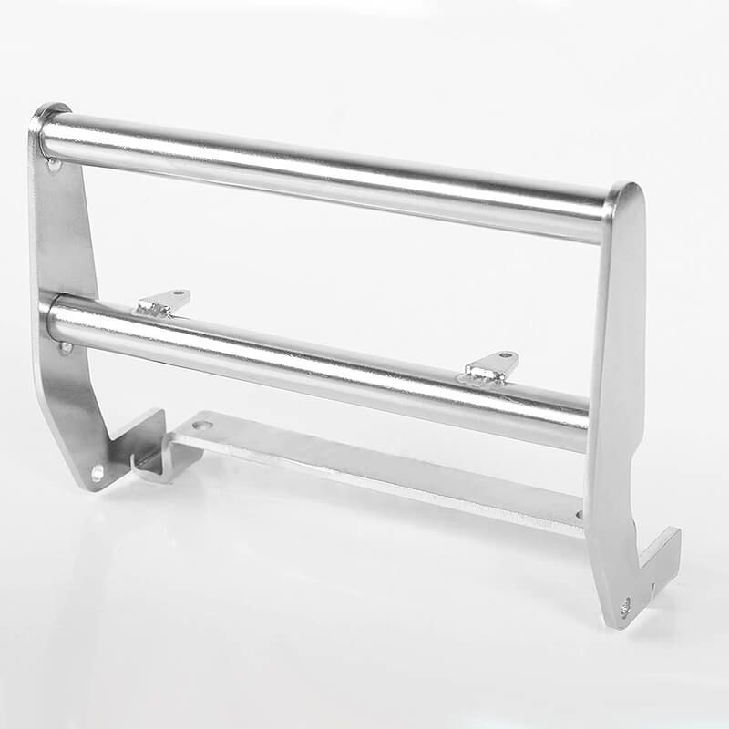 RC4WD Cowboy Front Grille Guard W/Lights For Traxxas TRX-4 &#039;79 Bronco Ranger XLT (Silver) (VVV-C0503)