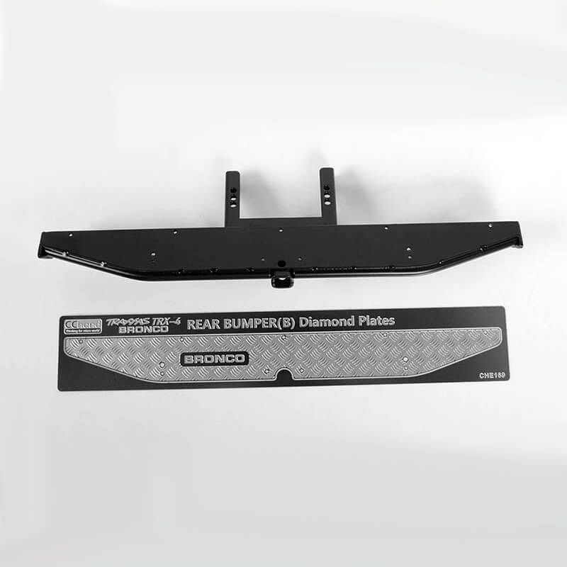 RC4WD Ks Rear Bumper For Traxxas TRX-4 &#039;79 Bronco Ranger XLT (Black) (VVV-C0510)
