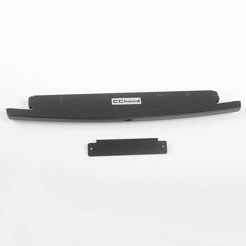 RC4WD Slick Metal Front Bumper For Js Scale 1/10 Range Rover Classic Body (Black) (VVV-C0686)