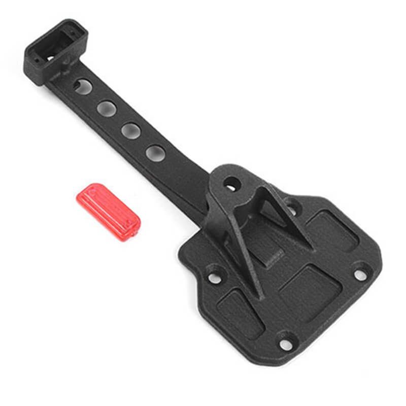 RC4WD Spare Wheel &amp; Tyre Holder W/ Red High Rear Brake Light For Axial 1/10 SCX10 Iii Jeep Jlu Wrang (VVV-C1069)