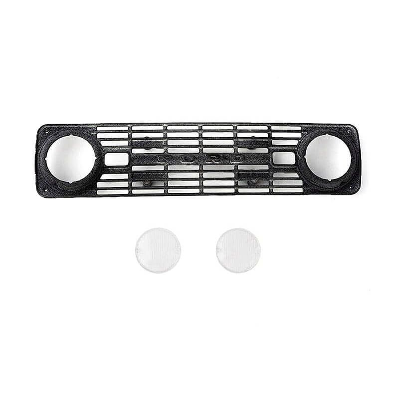 RC4WD Front Grille &amp; Lenses For Axial SCX10 Iii Early Ford Bronco (Gray) (VVV-C1270)