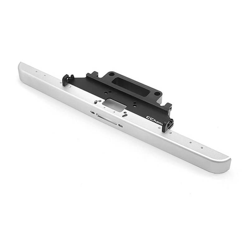 RC4WD Classic Front Bumper For Trail Finder 2 Kit &quot;LWB&quot; W/1980 Land Cruiser Fj55 Lexan Body (Silver) (VVV-C1396)