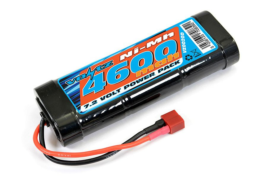 Voltz 4600mAh Stick Pack 7.2V W/Deans Connector (VZ0020D)