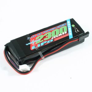 Voltz 2300mAh 2S 7.4V RX LiPO Straight Battery Pack (VZ0270)
