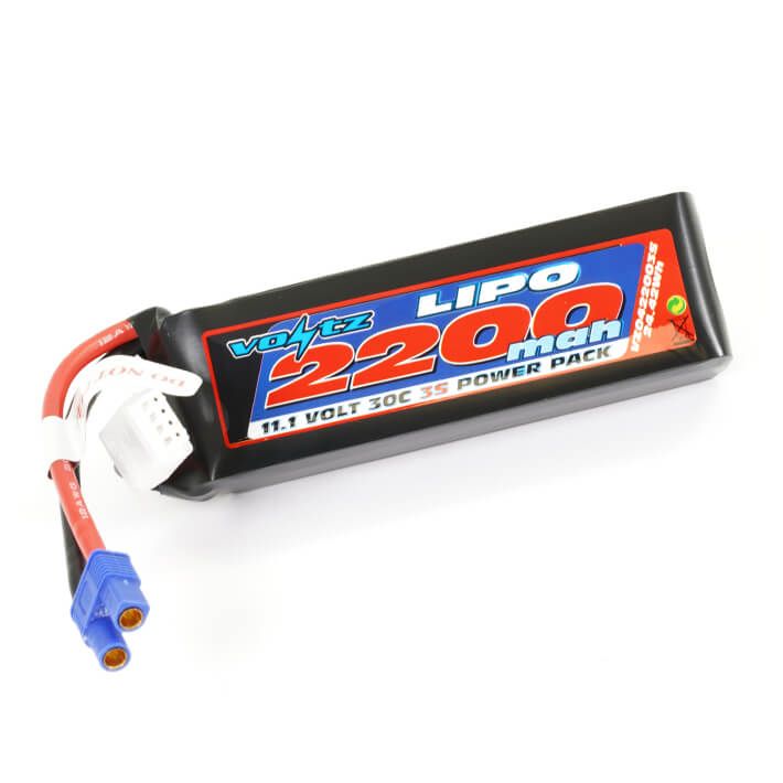 Voltz 2200mAh 11.1V 30C LiPO Battery W/EC3 (VZ0422003SEC3)