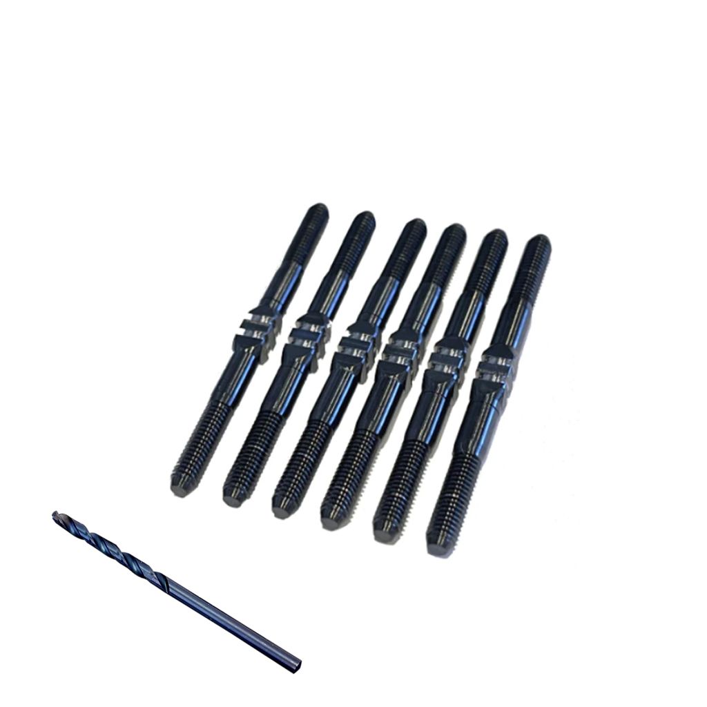 Whitz Racing HyperMax 3.5mm Ti Turnbuckle Set-TLR 22 5.0 (WRP-TLR225E-HM2)