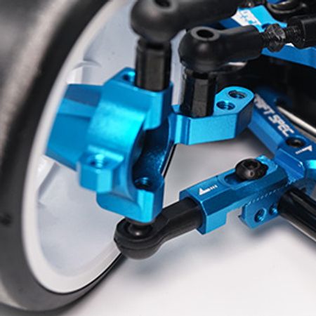 Yeah Racing Drift Spec Shock-Gear 50mm Damper Set for 1:10 RC Car - Blue (TATT-022BU)