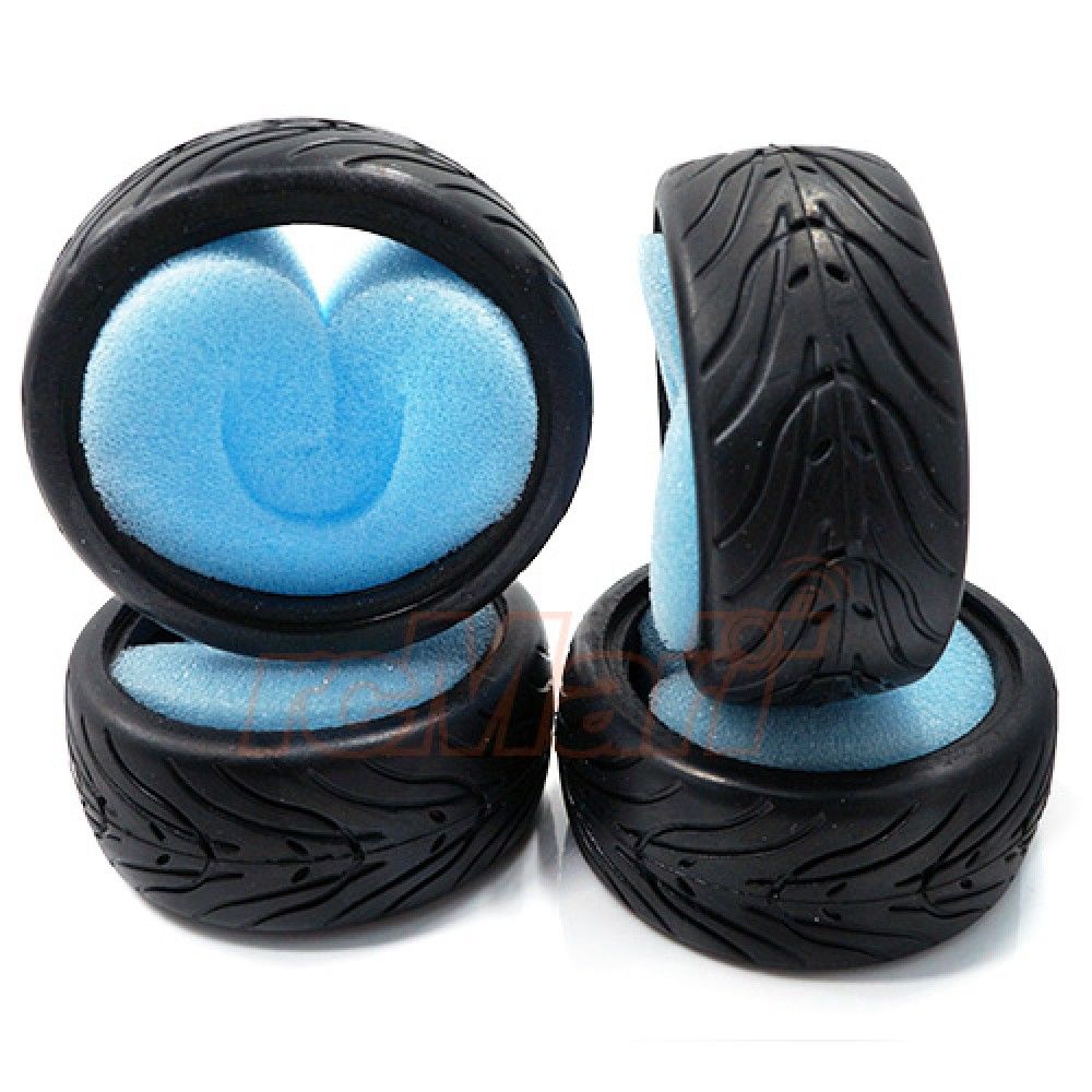 Yeah Racing 1:10 Touring Car Rubber Tire 4pcs (WLS-0005)