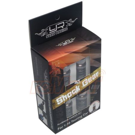Yeah Racing Shock-Gear 55mm Damper Set for 1/10 RC Touring Car Gun Metal (DSG-0055GM)