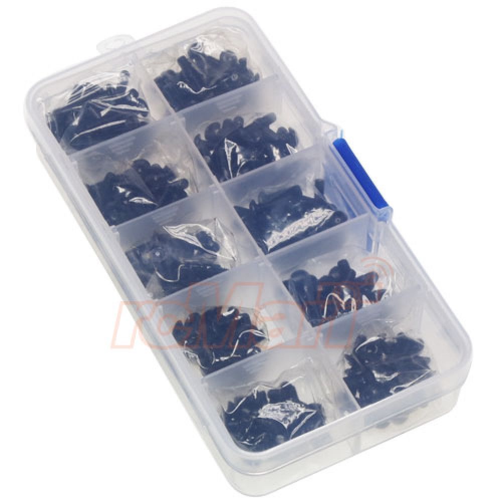 Yeah Racing 10.9 Grade Carbon Steel Screw Assorted Set (300pcs) with FREE Mini box (SSS-300)