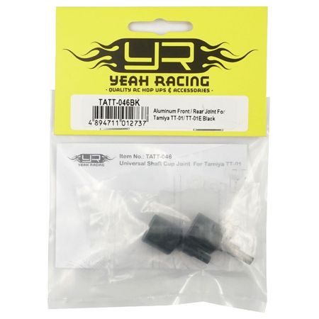 Yeah Racing G45 Steel Front or Rear Diff Outdrive Tamiya TT-01/ TT-01E Black (TATT-046BK)