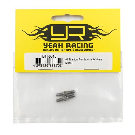 Yeah Racing 64 Titanium Turnbuckle 3x16mm 2pcs (TBTI-0316)