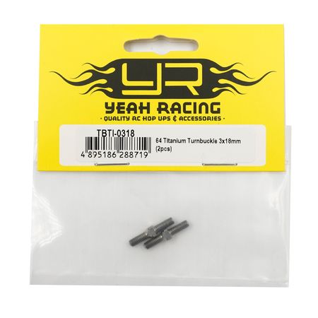 Yeah Racing 64 Titanium Turnbuckle 3x18mm 2pcs (TBTI-0318)