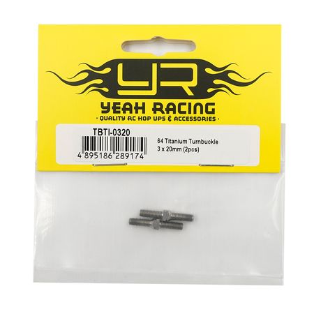 Yeah Racing 64 Titanium Turnbuckle 3x20mm 2pcs (TBTI-0320)