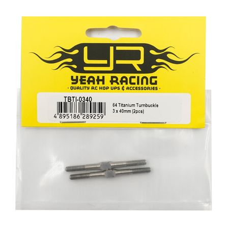 Yeah Racing 64 Titanium Turnbuckle 3x40mm 2pcs (TBTI-0340)