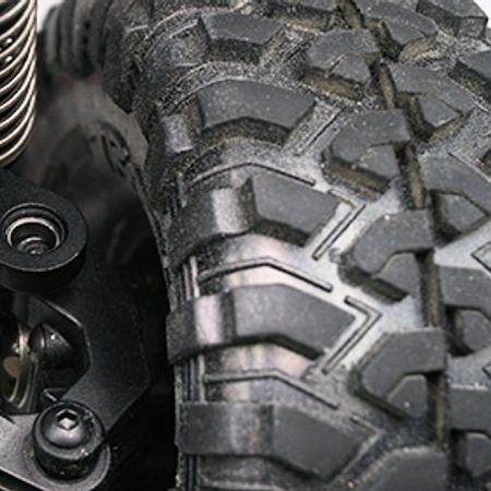Yeah Racing Aluminium Bearing Supported C Hubs 2 Pcs TRX-4 TRX-6 Black (TRX4-001BK)