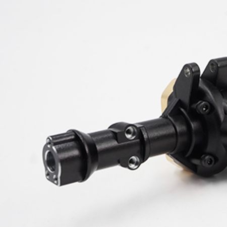 Yeah Racing Alloy Rear Axle Housing (Titanium Coated) TRX-4 Black (TRX4-046BK)