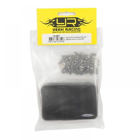 Yeah Racing Titanium Screw Assorted Set with FREE Mini box for Tamiya M07 (TS-M07)