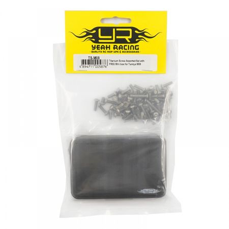 Yeah Racing Titanium Screw Assorted Set w/ Mini Box Tamiya M08 (TS-M08)