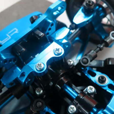 Yeah Racing Aluminium Upper Suspension Mount TT02 (TT02-010BU)