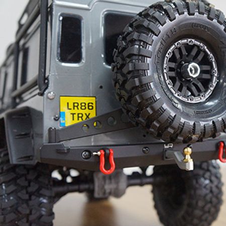 Yeah Racing Aluminium &amp; Brass Drop Hitch Receiver (5.8mm) TRX-4 (TRX4-023)