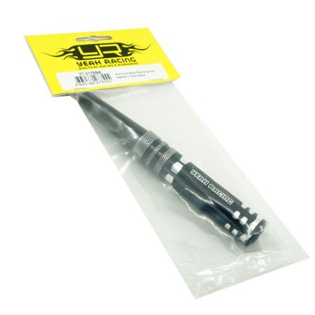 Yeah Racing Aluminium Body Mounting Hole Reamer 0-14mm Black (YT-0178BK)