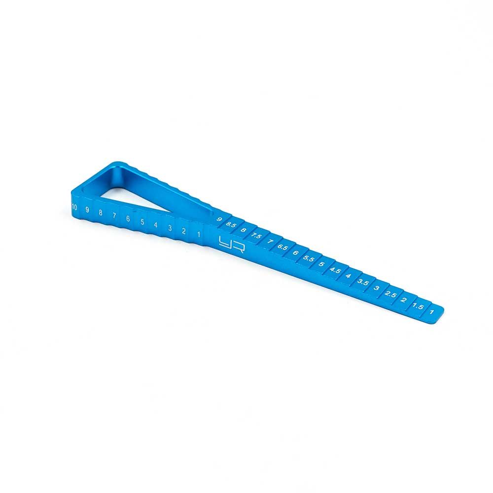Yeah Racing 2 in 1 Ride Height &amp; Droop Gauge Blue 1:10 Touring Cars (YT-0055BU)
