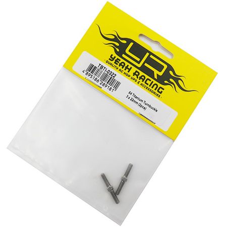 Yeah Racing 64 Titanium Turnbuckle 3x22mm 2pcs (TBTI-0322)