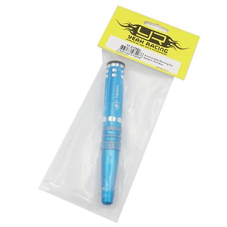 Yeah Racing Aluminium Body Mounting Hole Reamer 0-14mm Blue (YT-0178BU)