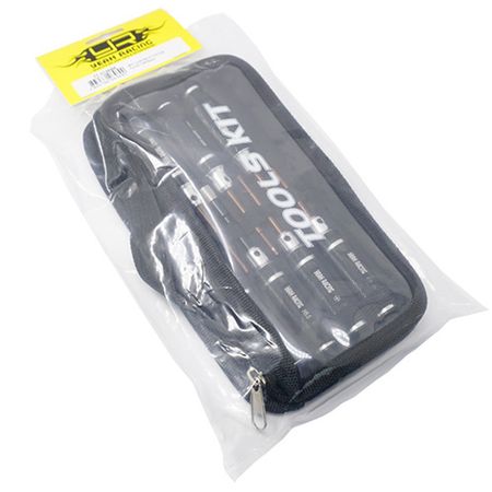 Yeah Racing Mini Tools Set w/ Tool Bag - Black (YT-0136BK)