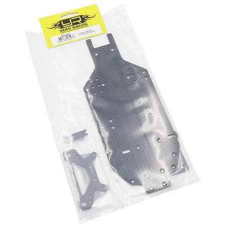 Yeah Racing Graphite Chassis Upgrade Set For Tamiya TA02 TA02SW (TA02-S01)
