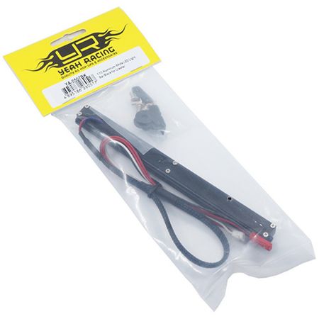 Yeah Racing 1/10 Aluminium White LED Light Bar Black for Crawler &#039;G6 Certified&#039; (YA-0507BK)