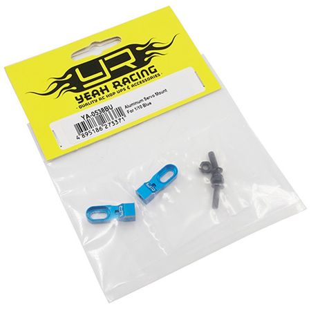Yeah Racing Aluminium Height Adjustable Servo Mount Blue (YA-0538BU)