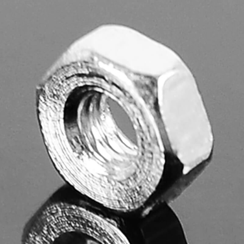 RC4WD Regular M2 Nuts (Silver) (Z-S0875)