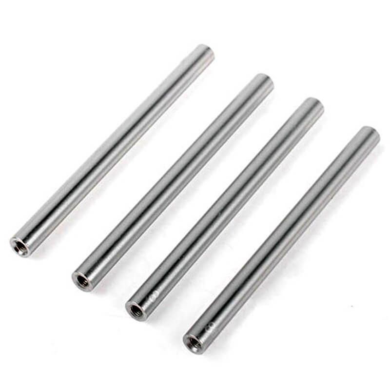 RC4WD 80mm (3.15&quot;) Internally Threaded Aluminum Link (Silver) (4) (Z-S1405)