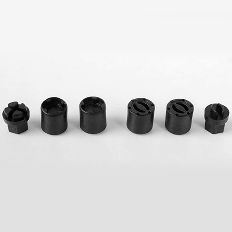 RC4WD 1/18 Scale Warn Front &amp; Rear Hubs (Z-S1921)