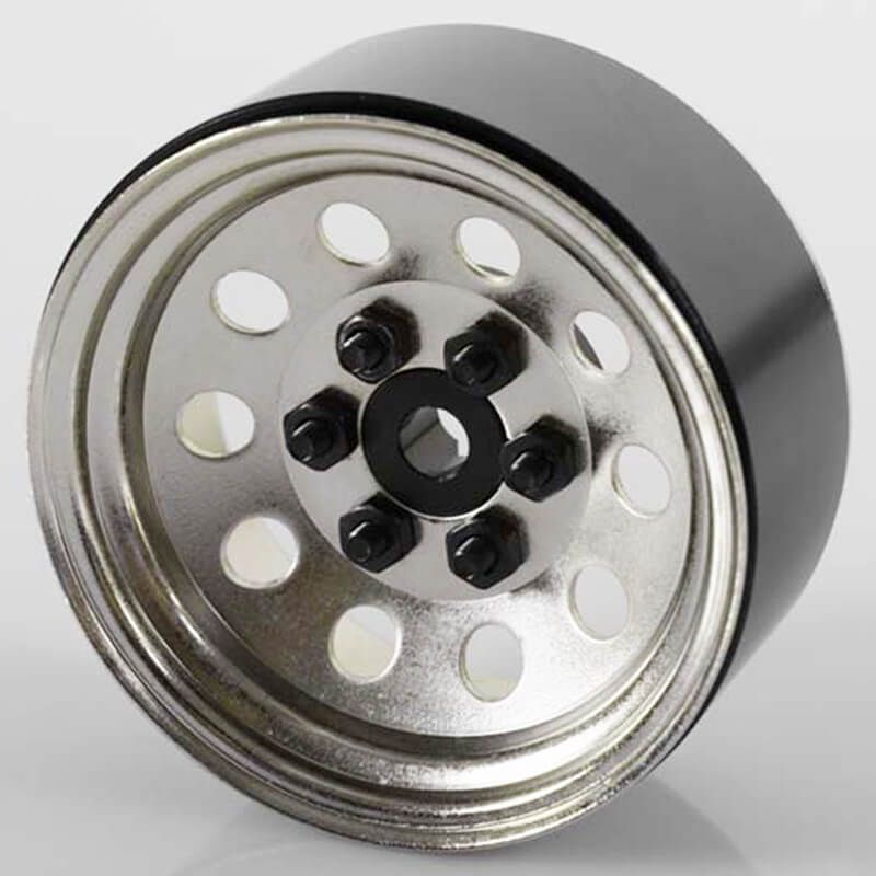 RC4WD Pro10 1.9&quot; Steel Stamped Beadlock Wheel (Silver) (Z-W0073)